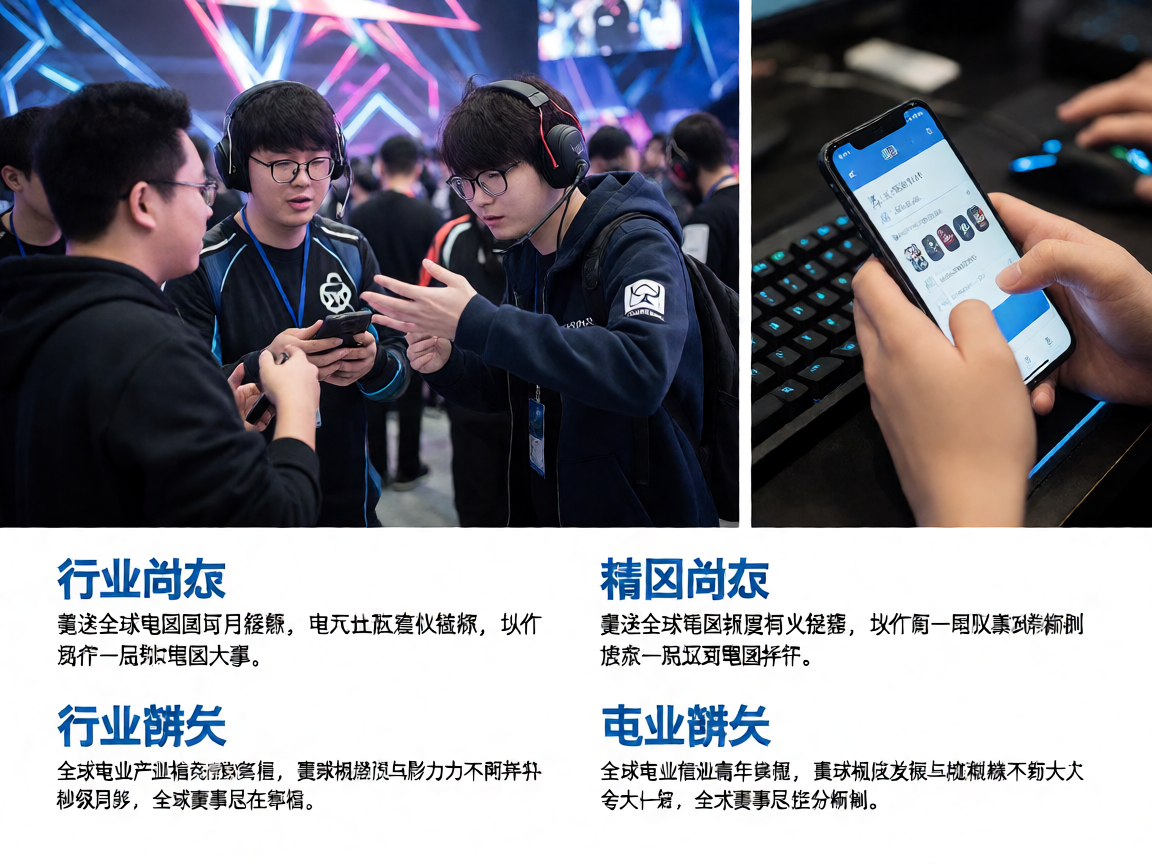 电竞社区活动，玩家与选手互动交流的热烈场面
